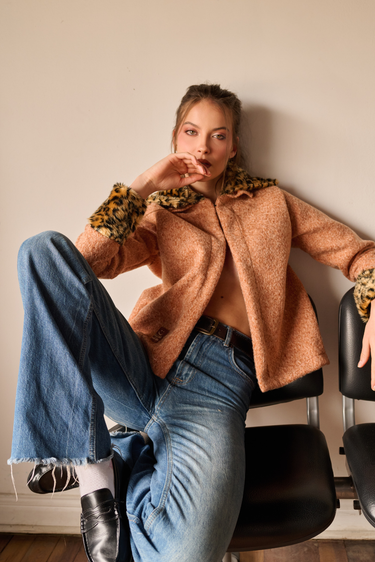 CHAQUETA LEOPARDO TERRA