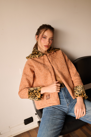 CHAQUETA LEOPARDO TERRA