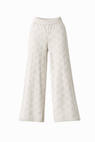 PANTALON TEJIDO RAYOS - CRUDO