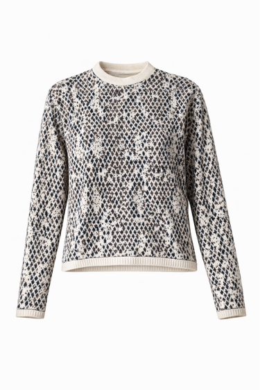 CONJUNTO TEJIDO SERPIENTE CAFE OSCURO