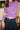 CAMISETA TEJIDA - CORAZONES MORADO
