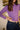 CAMISETA TEJIDA - CORAZONES MORADO