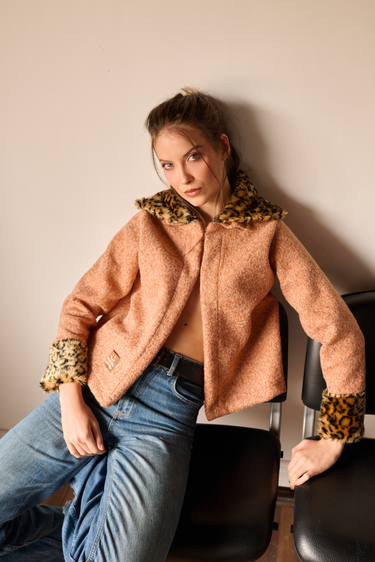 CHAQUETA LEOPARDO TERRA