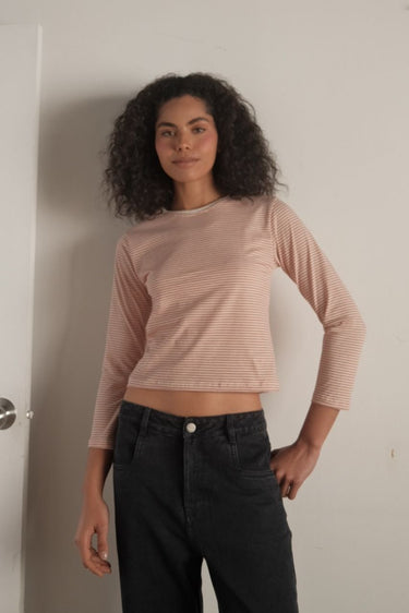 CAMISETA MANGA LARGA RAYAS - FIT