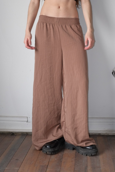 PANTALON RAYAS - CAFE