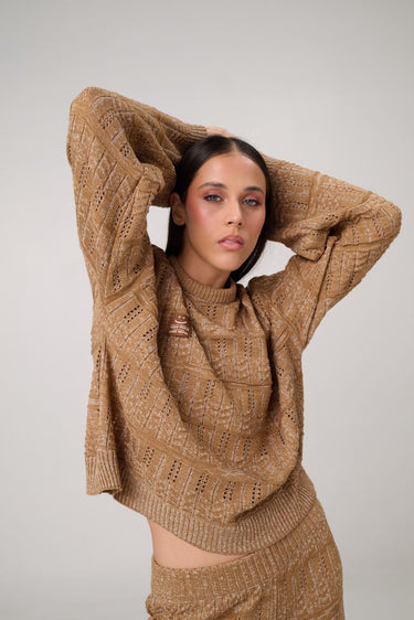 SACO TEJIDO OVERDOSE - CHOCOLATE