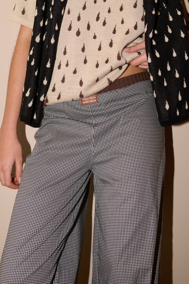 PANTALON CUADROS NEGRO