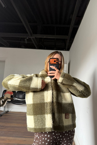 Chaqueta Cuadros - Verde