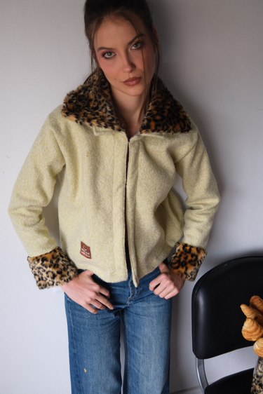 CHAQUETA LEOPARDO VERDE