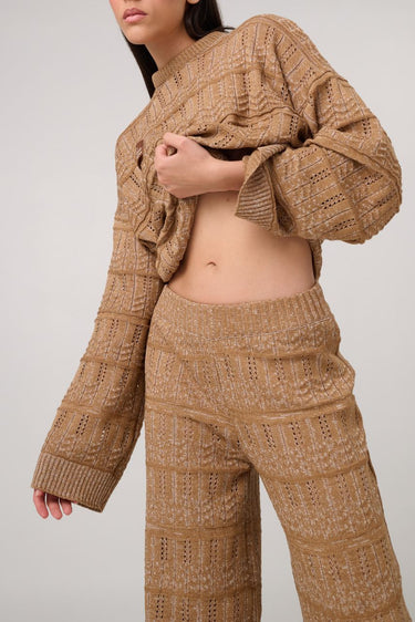 SACO TEJIDO OVERDOSE - CHOCOLATE