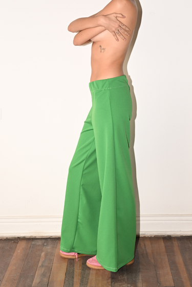 PANTALÓN RECTO- VERDE