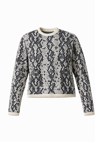 CONJUNTO TEJIDO SERPIENTE NEGRO