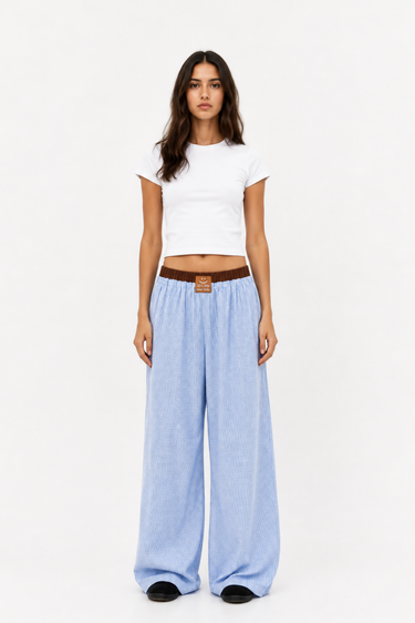 PANTALON CUADROS AZUL